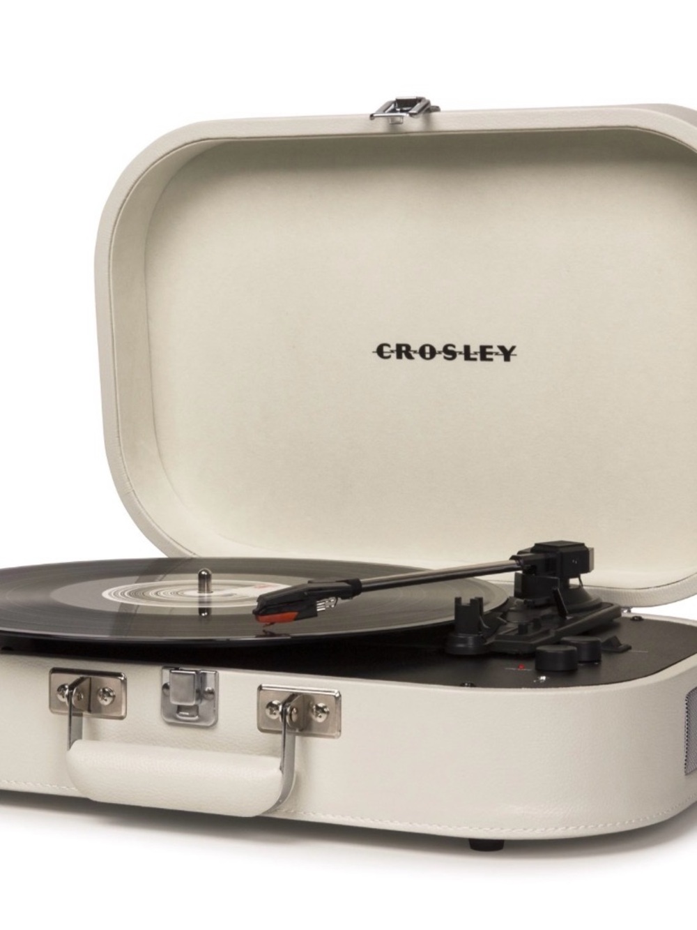 Crosley Cream Portable Suitcase Turntable